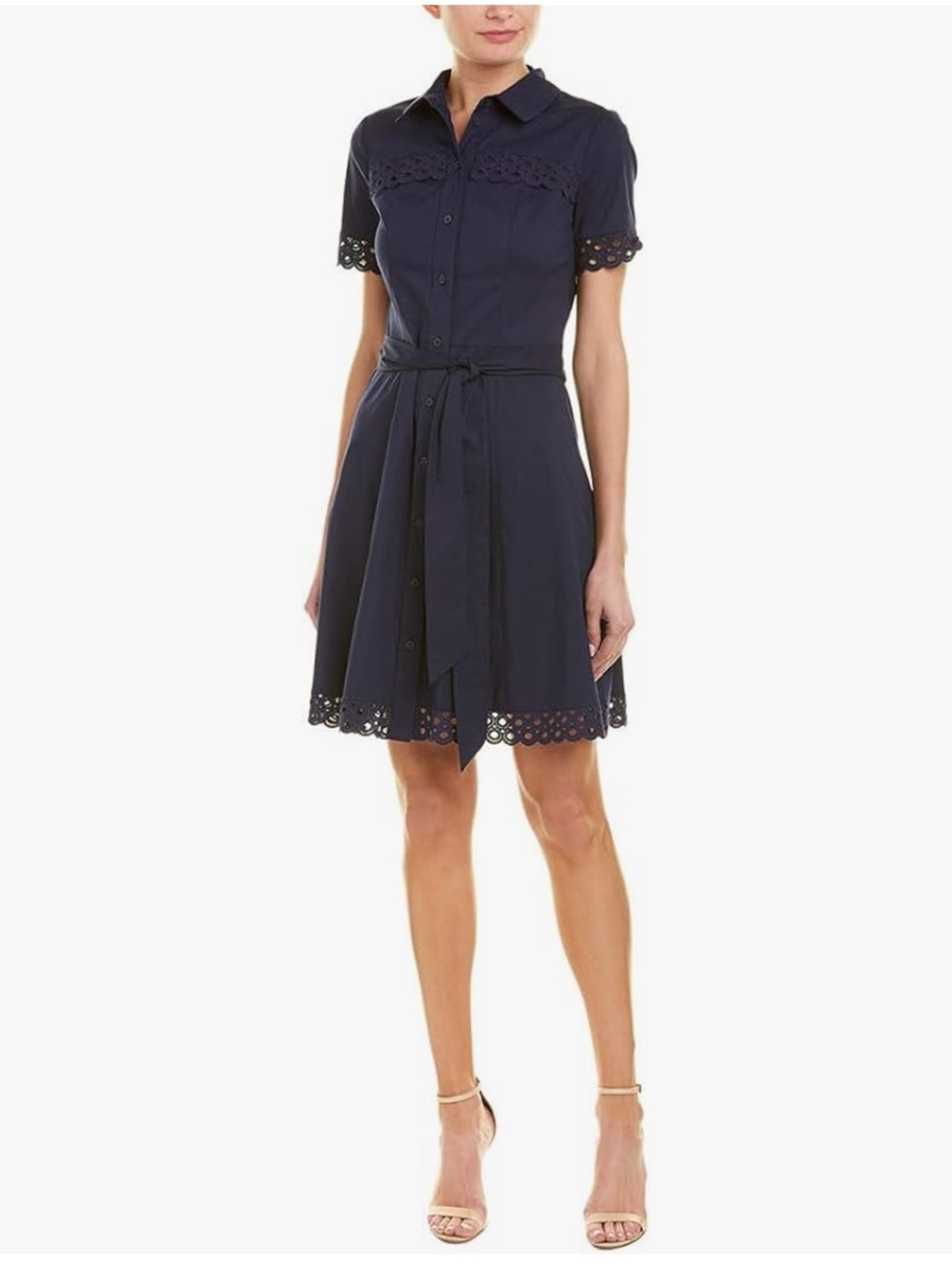 Shoshanna Navy Shirt Dress – Size 0